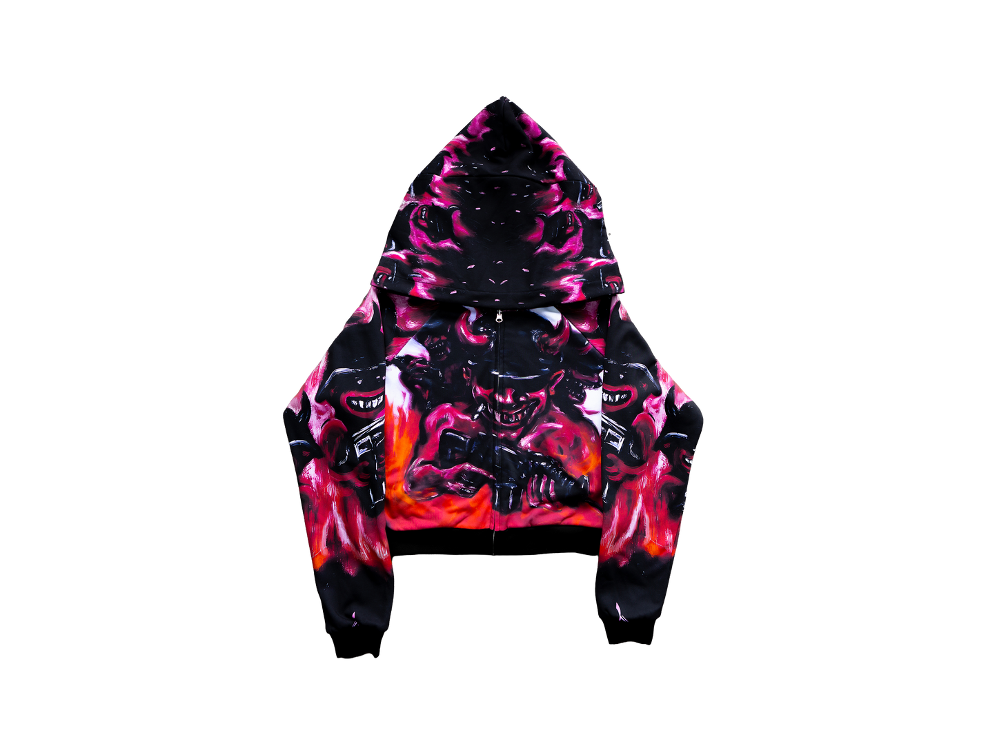 to hell with it / sin team 6 zip up