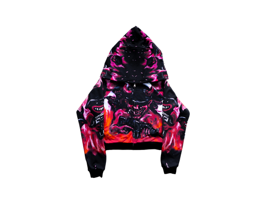 to hell with it / sin team 6 zip up