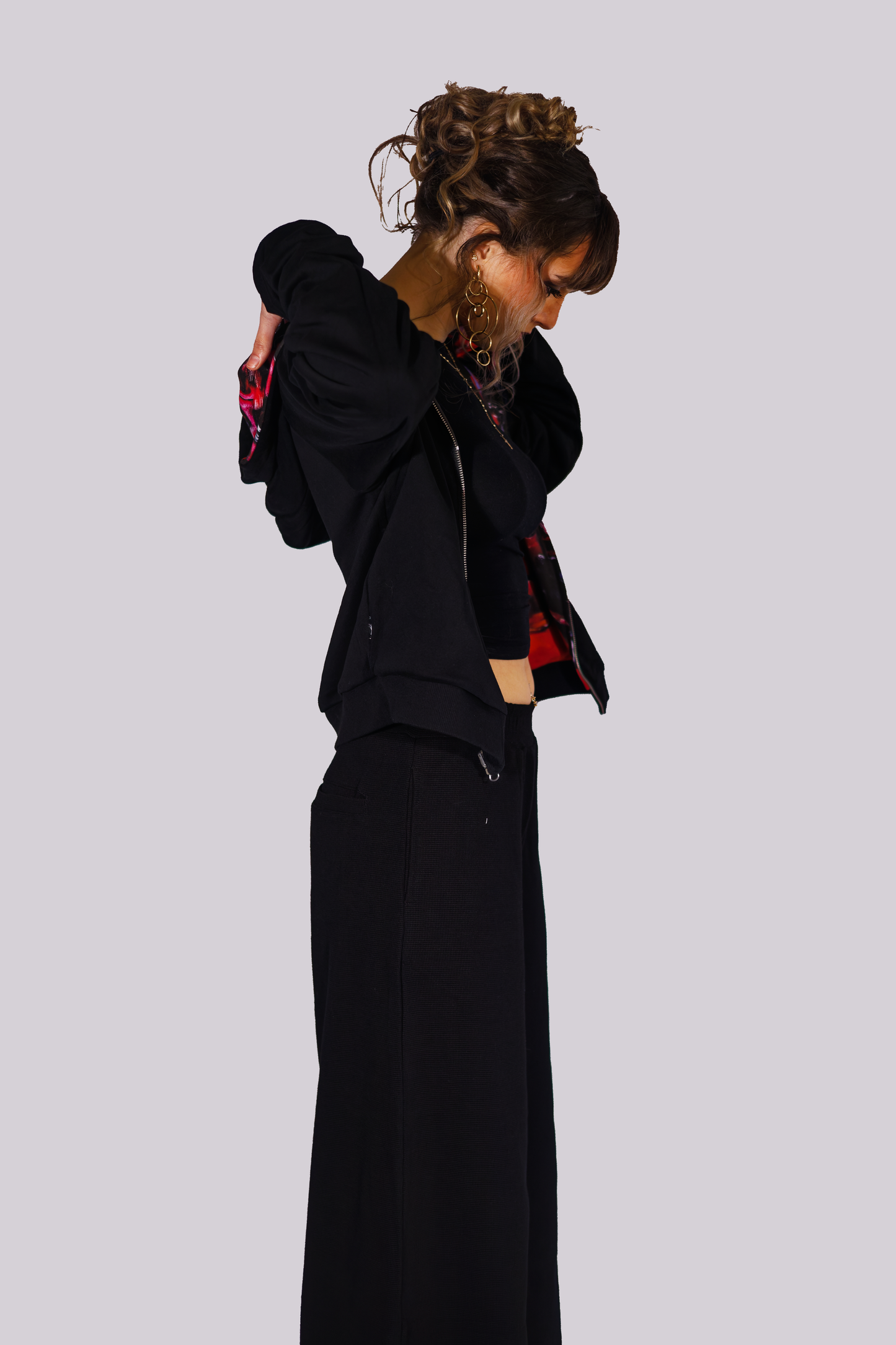 to hell with it / sin team 6 zip up